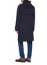 Back View - Click To Enlarge - BRUNELLO CUCINELLI - Button Zip Up Hooded Performance Coat