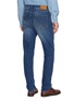 Back View - Click To Enlarge - BRUNELLO CUCINELLI - Faded Dark Wash Jeans