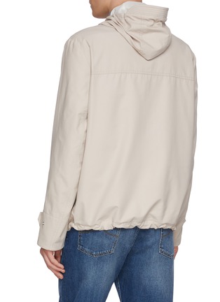 Back View - Click To Enlarge - BRUNELLO CUCINELLI - Hooded Parka Coat