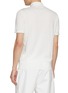 Back View - Click To Enlarge - BRUNELLO CUCINELLI - Embroidered Logo Cotton Knit Polo Shirt