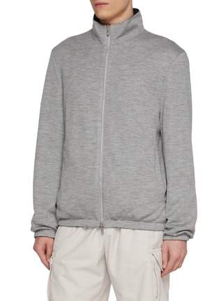 Detail View - Click To Enlarge - BRUNELLO CUCINELLI - Reversible Zip Up Jacket