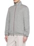 Detail View - Click To Enlarge - BRUNELLO CUCINELLI - Reversible Full Zip Stand Collar Jacket