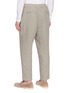 Back View - Click To Enlarge - BRUNELLO CUCINELLI - Drawstring Double Pleated Pants