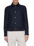 BRUNELLO CUCINELLI Button Up Silk Wool Lene Shirt Jacket