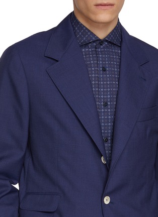  - BRUNELLO CUCINELLI - Single Breasted Wool Blazer