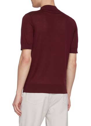 Back View - Click To Enlarge - BRUNELLO CUCINELLI - Crewneck Silk Cotton Sweater