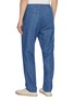 Back View - Click To Enlarge - BRUNELLO CUCINELLI - Drawstring Waist Cotton Denim Pants
