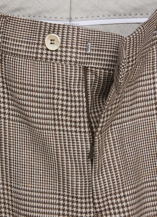  - BRUNELLO CUCINELLI - Single Pleat Glen Check Pants