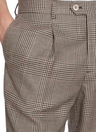  - BRUNELLO CUCINELLI - Single Pleat Glen Check Pants