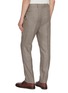 Back View - Click To Enlarge - BRUNELLO CUCINELLI - Single Pleat Glen Check Pants