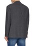 Back View - Click To Enlarge - BRUNELLO CUCINELLI - Single Breasted Wool Silk Linen Blazer
