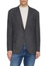 BRUNELLO CUCINELLI Single Breasted Wool Silk Linen Blazer