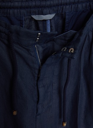  - BRUNELLO CUCINELLI - Drawstring Waist Double Pleat LinenPants