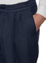  - BRUNELLO CUCINELLI - Drawstring Waist Double Pleat LinenPants