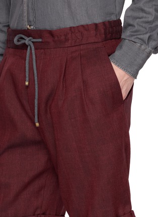  - BRUNELLO CUCINELLI - Elasticated Drawstring Bermuda Pants