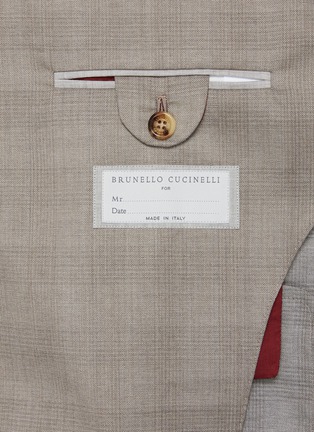  - BRUNELLO CUCINELLI - Single Breasted Wool Blazer