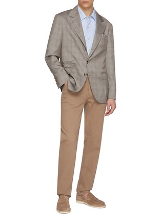 Figure View - Click To Enlarge - BRUNELLO CUCINELLI - Single Breasted Wool Blazer
