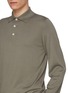  - BRUNELLO CUCINELLI - Spread Collar Knit Polo Shirt