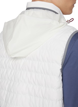 Detail View - Click To Enlarge - BRUNELLO CUCINELLI - Zip Up Padded Vest