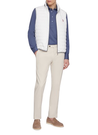 Figure View - Click To Enlarge - BRUNELLO CUCINELLI - Zip Up Padded Vest