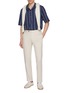 Figure View - Click To Enlarge - BRUNELLO CUCINELLI - Chalk Striped Cotton Shirt