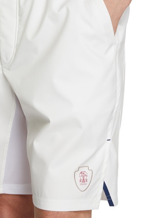  - BRUNELLO CUCINELLI - Logo Tennis Baermuda Shorts