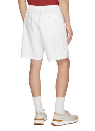 Back View - Click To Enlarge - BRUNELLO CUCINELLI - Logo Tennis Baermuda Shorts