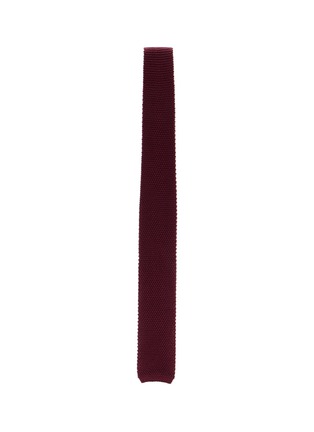 Figure View - Click To Enlarge - BRUNELLO CUCINELLI - Silk Knit Tie
