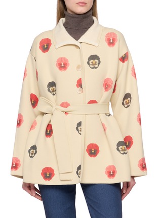 Main View - Click To Enlarge - WE NORWEIGIANS - x Markarian Belted Jacket