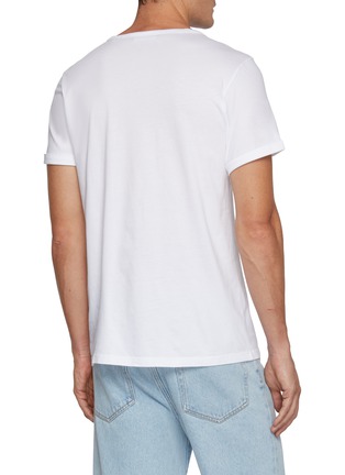 Back View - Click To Enlarge - MAISON LABICHE - The Poitou On The Rock Cotton T-Shirt
