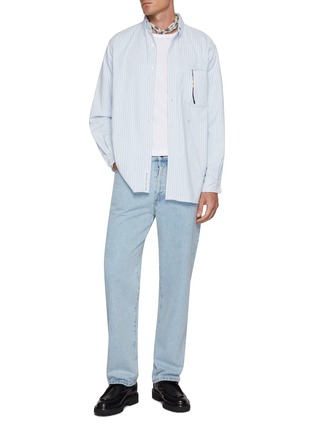 Figure View - Click To Enlarge - MAISON LABICHE - The Poitou On The Rock Cotton T-Shirt