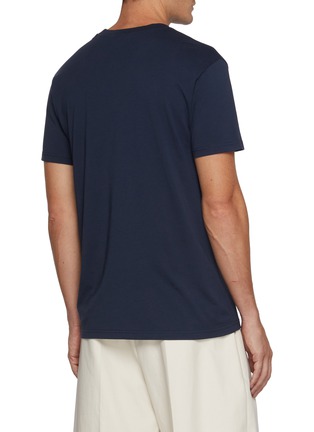 Back View - Click To Enlarge - MAISON LABICHE - Popincourt Run Swim Ride Cotton T-shirt