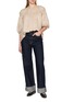 Figure View - Click To Enlarge - MERLETTE - Hand Smocked Puff Sleeve Blouse
