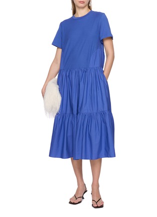 Figure View - Click To Enlarge - MERLETTE - Cotton Tiered Dress
