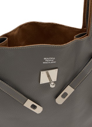 Detail View - Click To Enlarge - BEAUTIFUL PEOPLE - Large Market Shrink Leather Bag