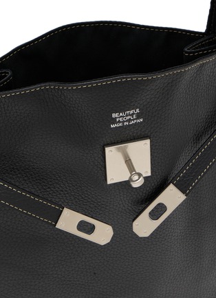 Detail View - Click To Enlarge - BEAUTIFUL PEOPLE - Large Market Shrink Leather Bag