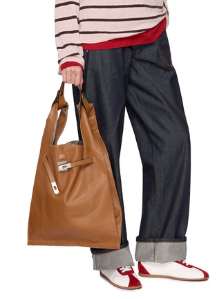 Figure View - Click To Enlarge - BEAUTIFUL PEOPLE - Extra Large Market Shrink Leather Bag