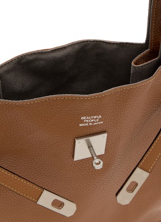 Detail View - Click To Enlarge - BEAUTIFUL PEOPLE - Large Market Shrink Leather Bag