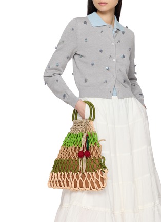 Figure View - Click To Enlarge - ROSANTICA - Cefalù XL Strass Net Hand Bag