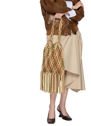 Figure View - Click To Enlarge - ROSANTICA - Cefalù Strass Net Shopper Bag