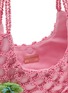 Detail View - Click To Enlarge - ROSANTICA - Nodi Codette Beaded Satin Hobo Bag