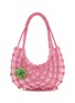 ROSANTICA Nodi Codette Beaded Satin Hobo Bag