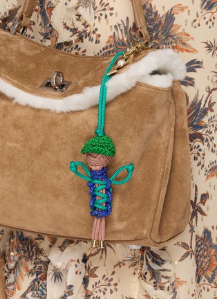 Front View - Click To Enlarge - ROSANTICA - Signorina Crystal Bag Charm