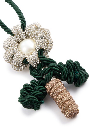 Detail View - Click To Enlarge - ROSANTICA - Fiore Crystal Bag Charm