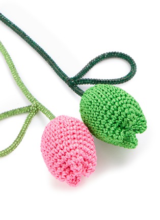 Detail View - Click To Enlarge - ROSANTICA - Tulipano Signorina Crystal Bag Charm