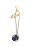 ROSANTICA Nodo Crystal Denim Bag Charm
