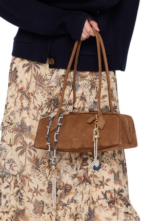 Figure View - Click To Enlarge - ROSANTICA - Nodo Crystal Denim Bag Charm