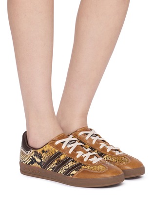 Figure View - Click To Enlarge - ADIDAS - X Wales Bonner Gazelle Snake Unisex Sneakers