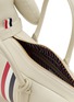 Detail View - Click To Enlarge - THOM BROWNE - Hector Pebble Grain Leather Bag
