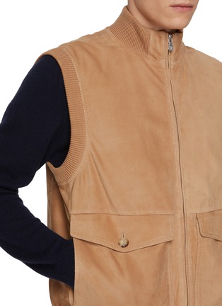 - BRUNELLO CUCINELLI - Zip Up Suede Vest